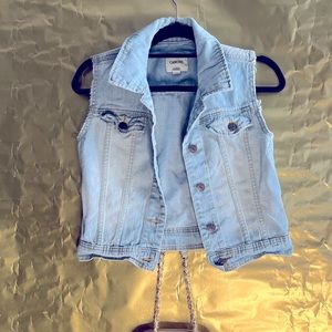 Cherokee Vintage Denim Blue Crop Kids size 10-12